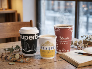 Paper Double Wall Hot Cups and Lids
