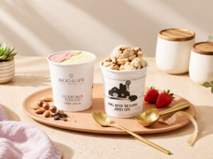 Paper Ice-Cream Tubs